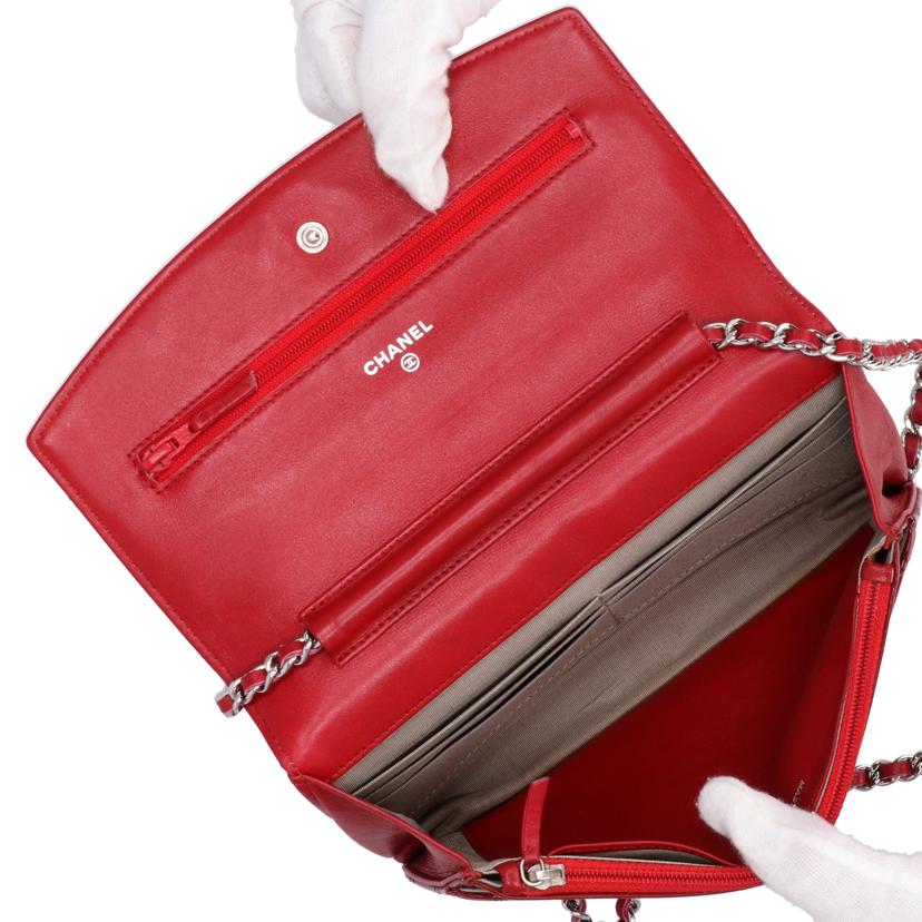 CHANEL　 シャネル/マトラッセ19パテントレザーチェーンウォレット/A48692//155*****/ABランク/24