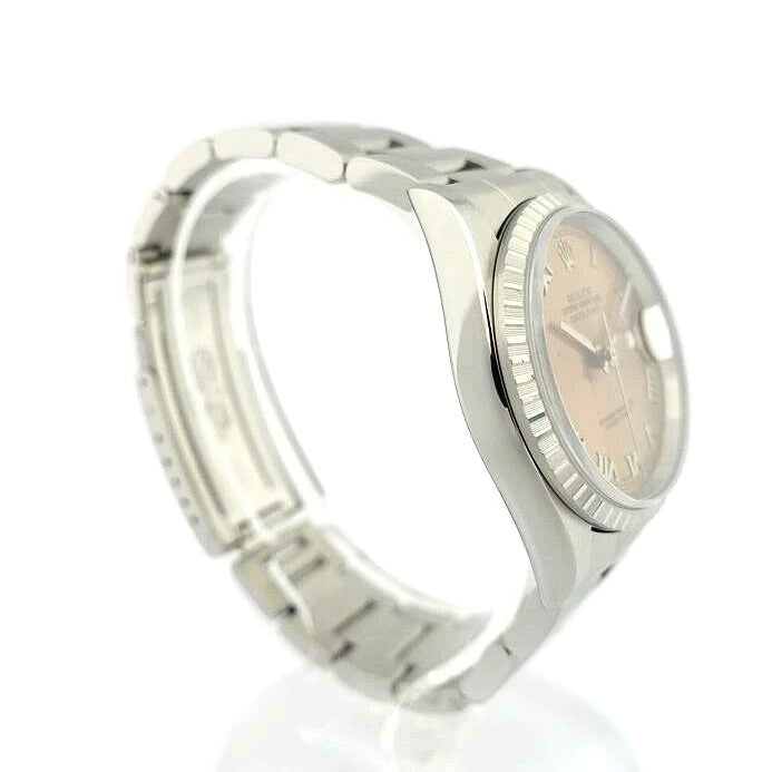 ROLEX ロレックス/デイトジャスト/16220/サーモンピンク/ローマン/T番/メーカー正規保証（2027年5月迄）/16220//T73****/Aランク/88