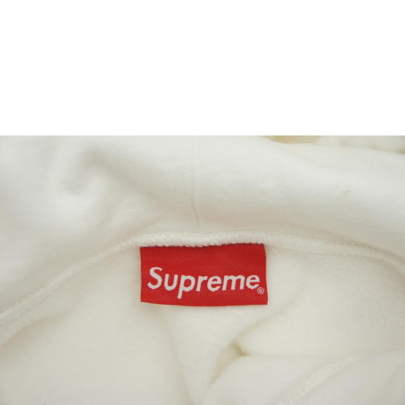 Supreme ｼｭﾌﾟﾘｰﾑ/パーカーバックプリント／ホワイト×レッド系//Aランク/19