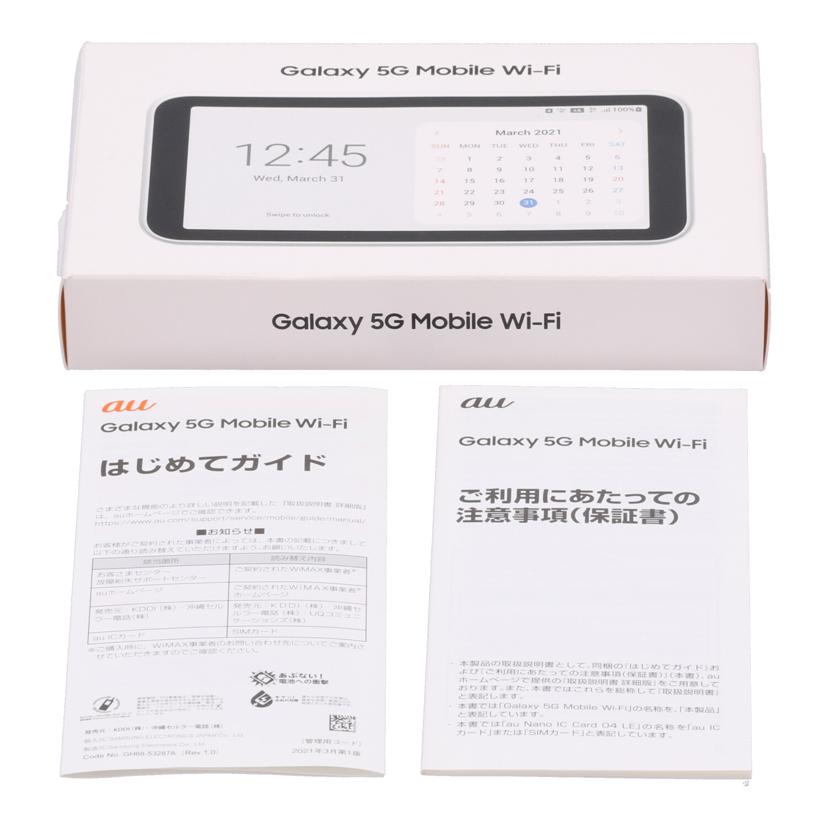 SAMSUNG　au サムスン　/モバイルルーター／Galaxy　5G　Mobile　Wi－Fi　/SCR01//RFBR402ARTT/Bランク/05