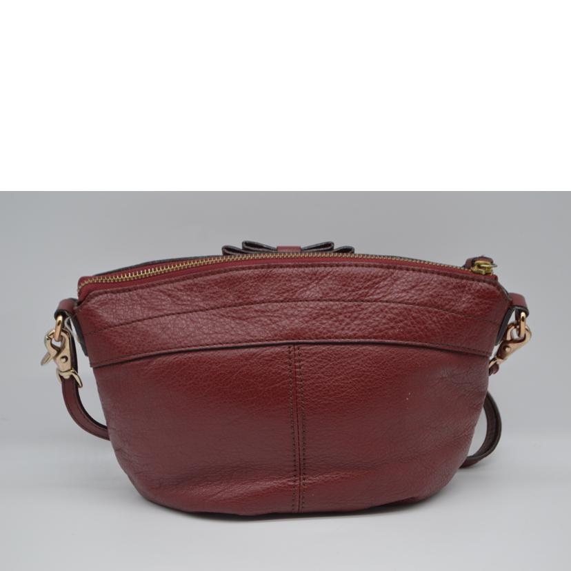BURBERRY　 バーバリー/ノバチェックリボンレザーショルダー／ルージュ/E2108-603-16//ABランク/89
