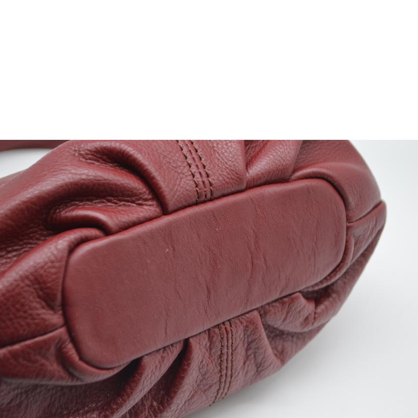 BURBERRY　 バーバリー/ノバチェックリボンレザーショルダー／ルージュ/E2108-603-16//ABランク/89