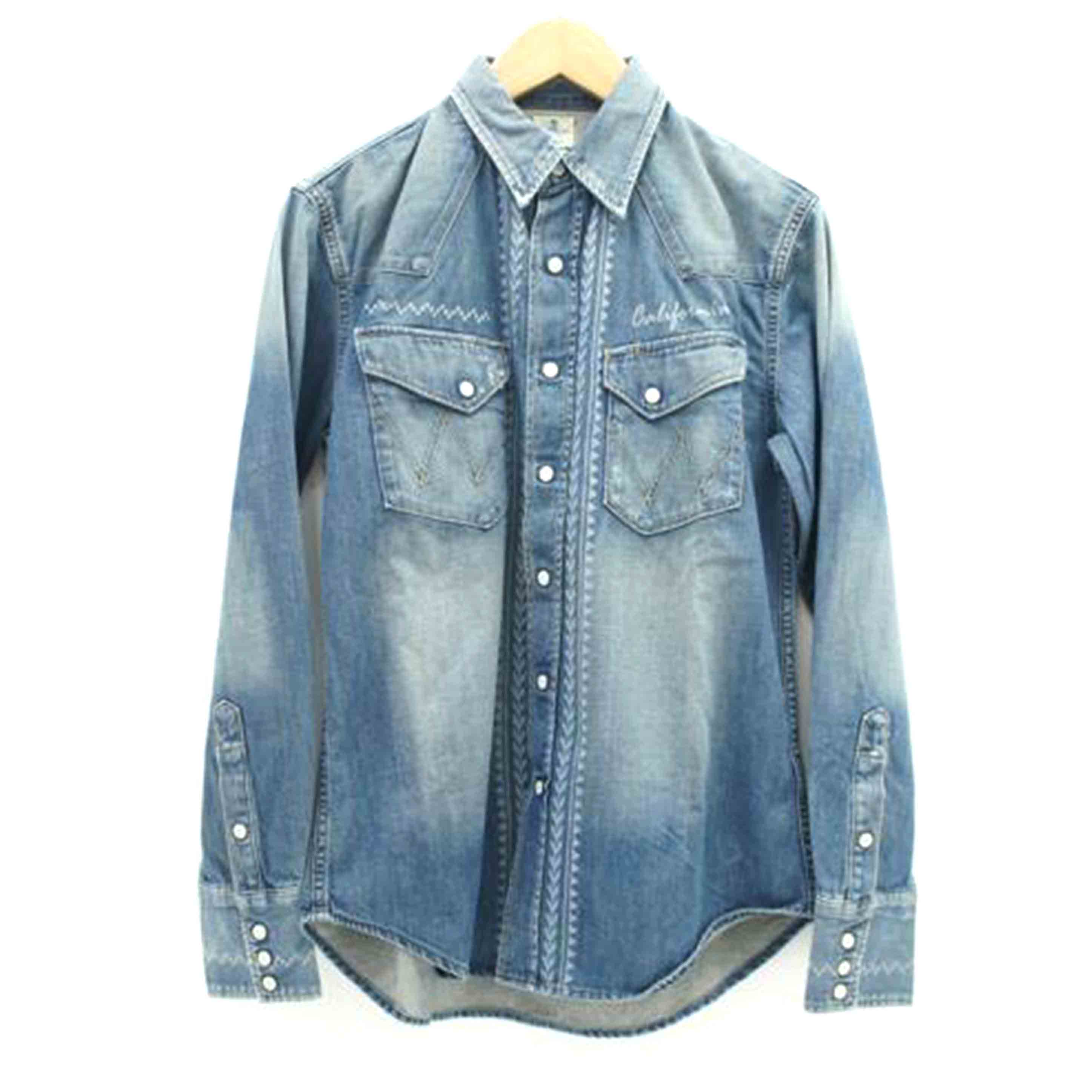 RON　HERMAN ロンハーマン/×Wrangler　デニムシャツ/W1927//Bランク/05