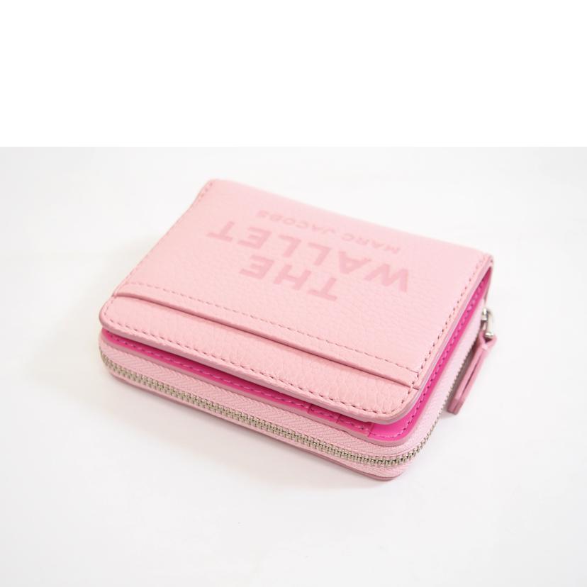 MARC　JACOBS マークジェイコブス/レザーデボスロゴコンパクトウォレット//Aランク/71