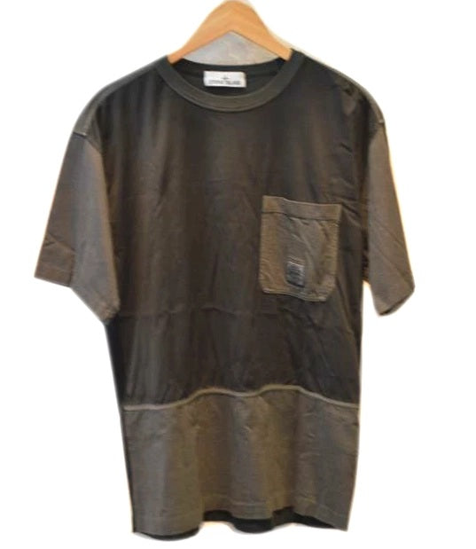 STONE ISLAND ストーンアイランド/ガーメントダイTシャツ/グレーブラック/Mサイズ/801522044 V0065//ABランク/89