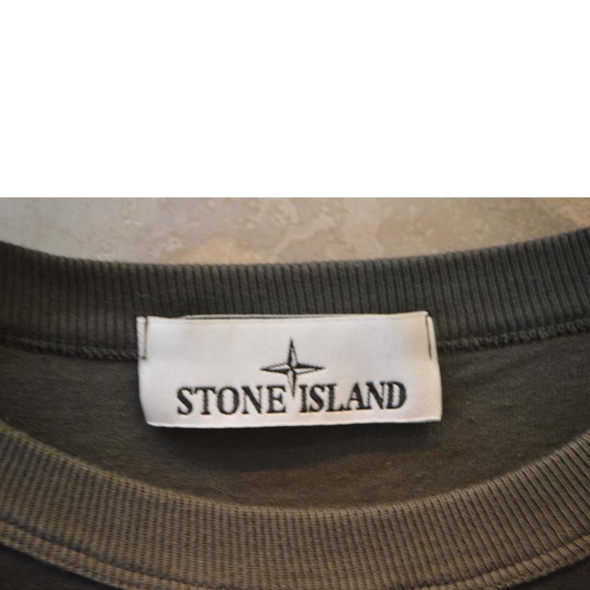 STONE ISLAND ストーンアイランド/ガーメントダイTシャツ/グレーブラック/Mサイズ/801522044 V0065//ABランク/89