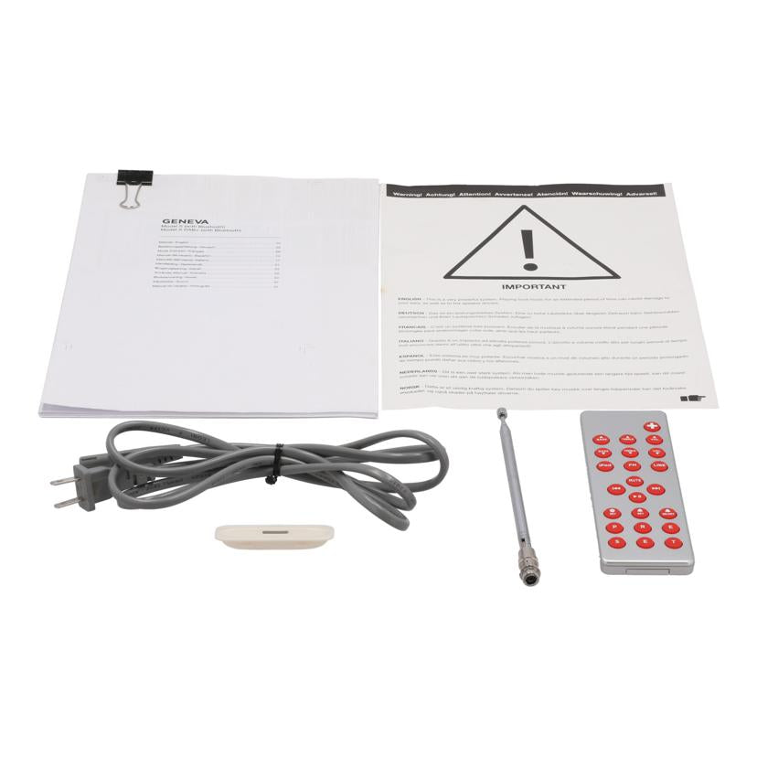 GENEVA ジェネバサウンドシステム/iPod対応アンプ内蔵スピーカー/Model M/030004RE00004089/Bランク/82【中古】 GENEVA ジェネバサウンドシステム/家電・カメラ・AV機器｜WonderREX