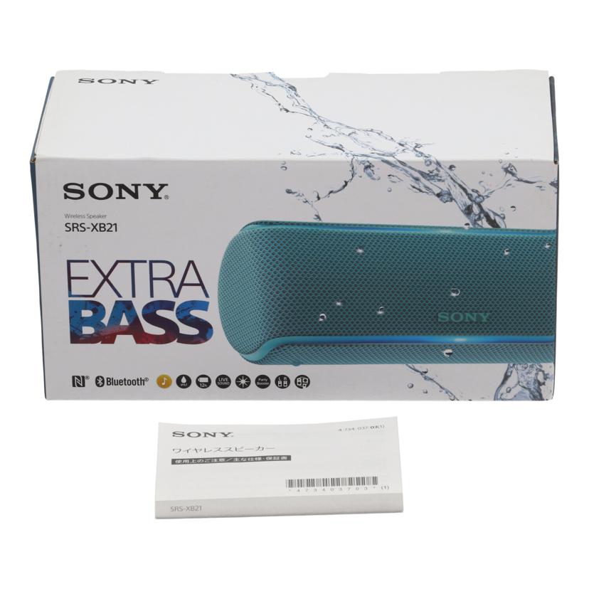 SONY ソニー/ワイヤレススピーカー/SRS-XB21//S013011677B/Bランク/78