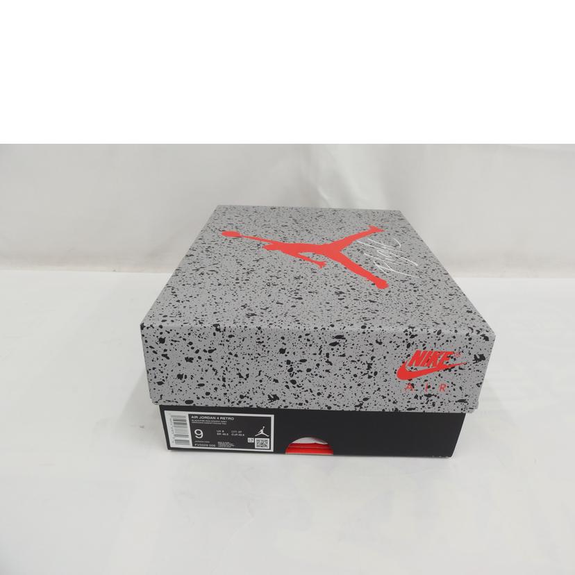 NIKE ナイキ/Nike　Air　Jordan　4　Retro　Bred　Reimagined／ブラック/FV5029-006//ABランク/82