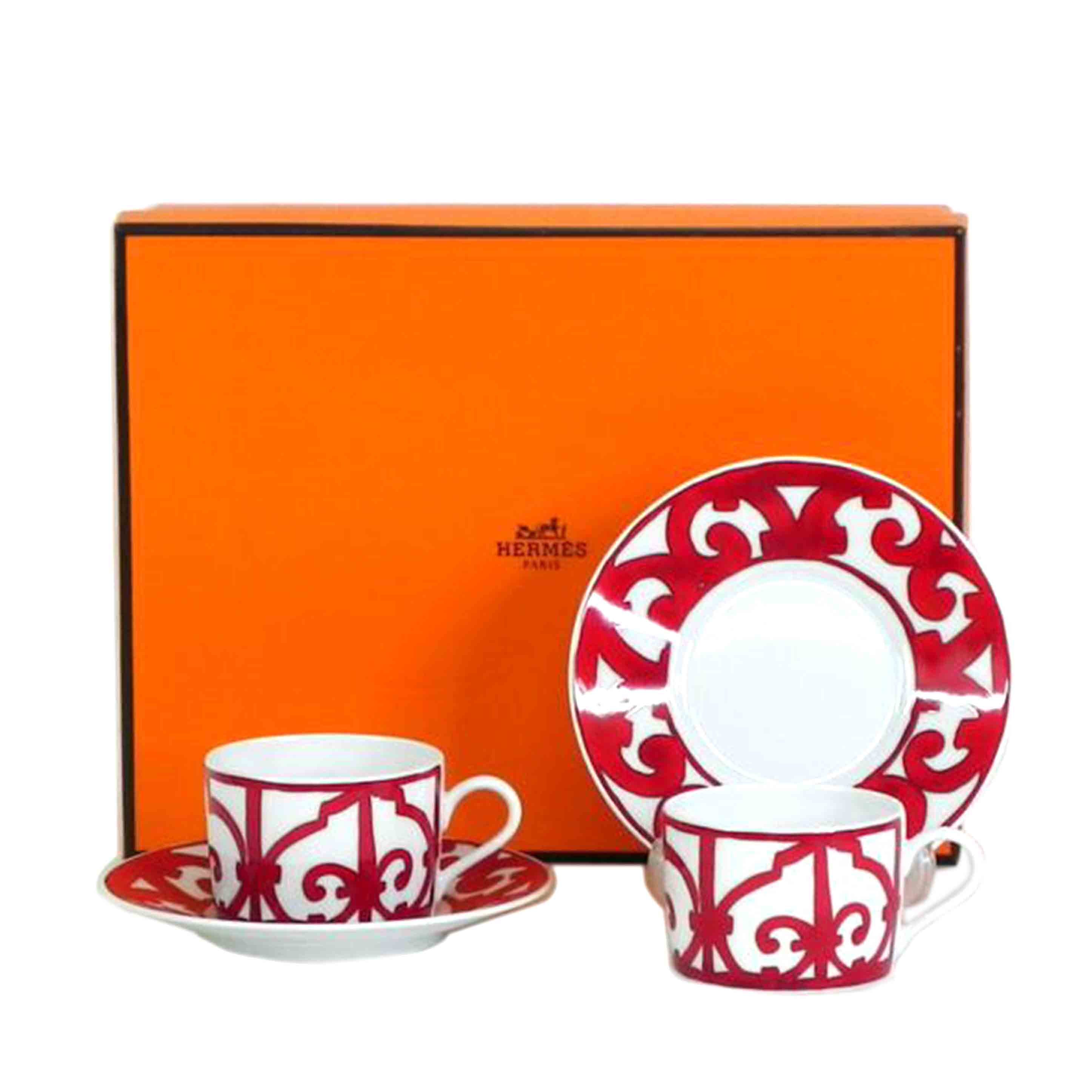 HERMES エルメス/ガダルキヴィール　ペアカップ＆ソーサー//Aランク/81
