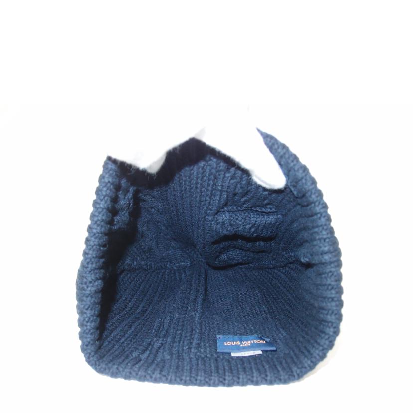 LOUIS　VUITTON ルイ・ヴィトン/LVロゴエシャルプニット帽／ネイビー/MP2867//EB1***/Aランク/69