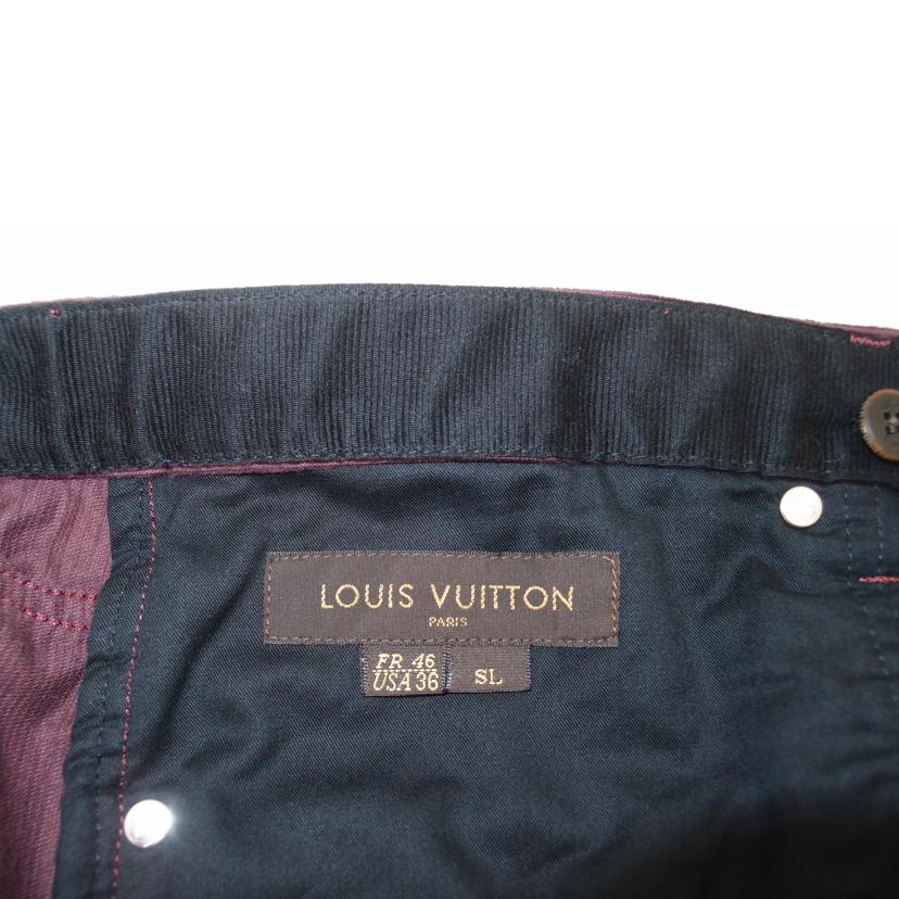 LOUIS　VUITTON ルイ・ヴィトン/◇コーディロイパンツ／ボルドー／36//Aランク/69