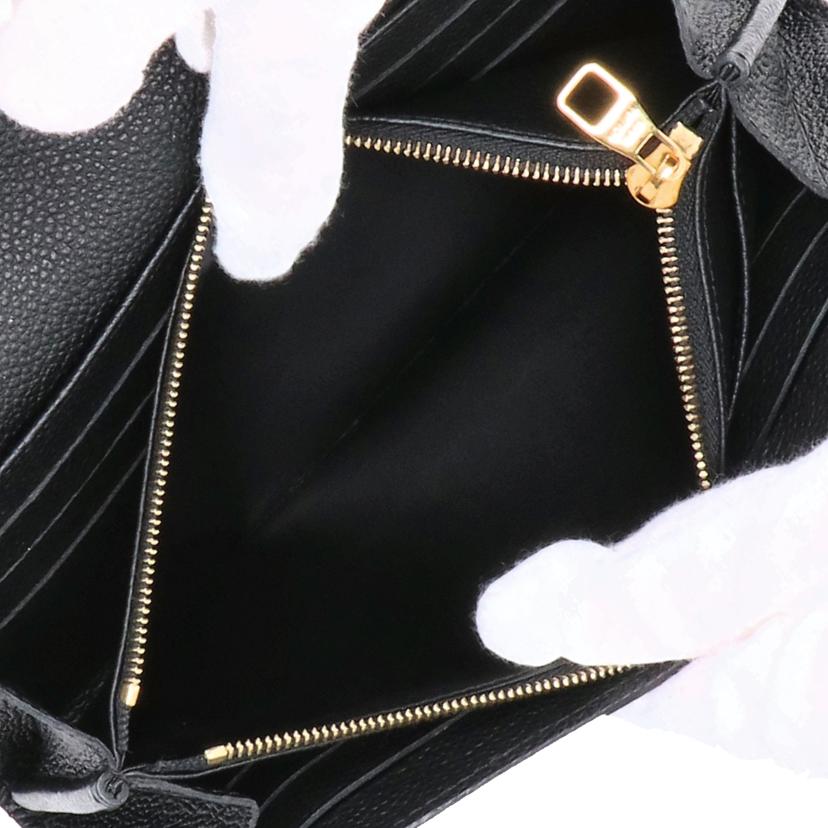LOUIS VUITTON ルイヴィトン/ポルトフォイユ・サラ　ブラック×ベージュ／モノグラム・アンプラント/M80496//RFI*/ABランク/91