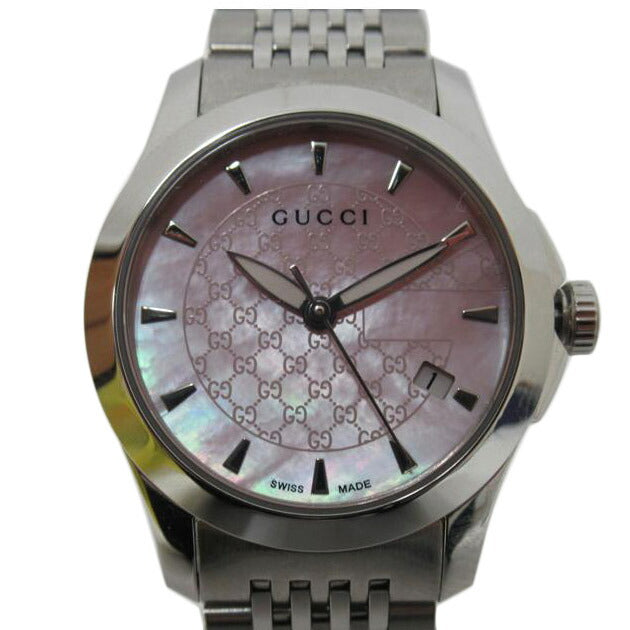 GUCCI/レディースウォッチ／Gタイムレス／クォーツ／デイト/126.5//154*****/ABランク/63