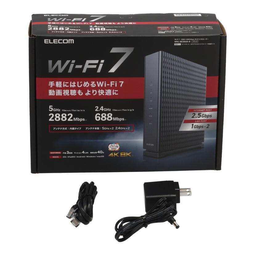 ELECOM エレコム　/Wi－Fi7対応無線LANルーター/WRC-BE36QS//1757L071001215D/Aランク/78