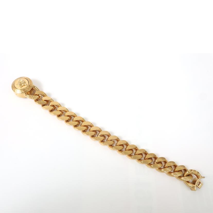 VERSACE　 ヴェルサーチ/メドゥーサチェーンブレスレット　Medusa　ゴールド　21cm/05203//ABランク/65