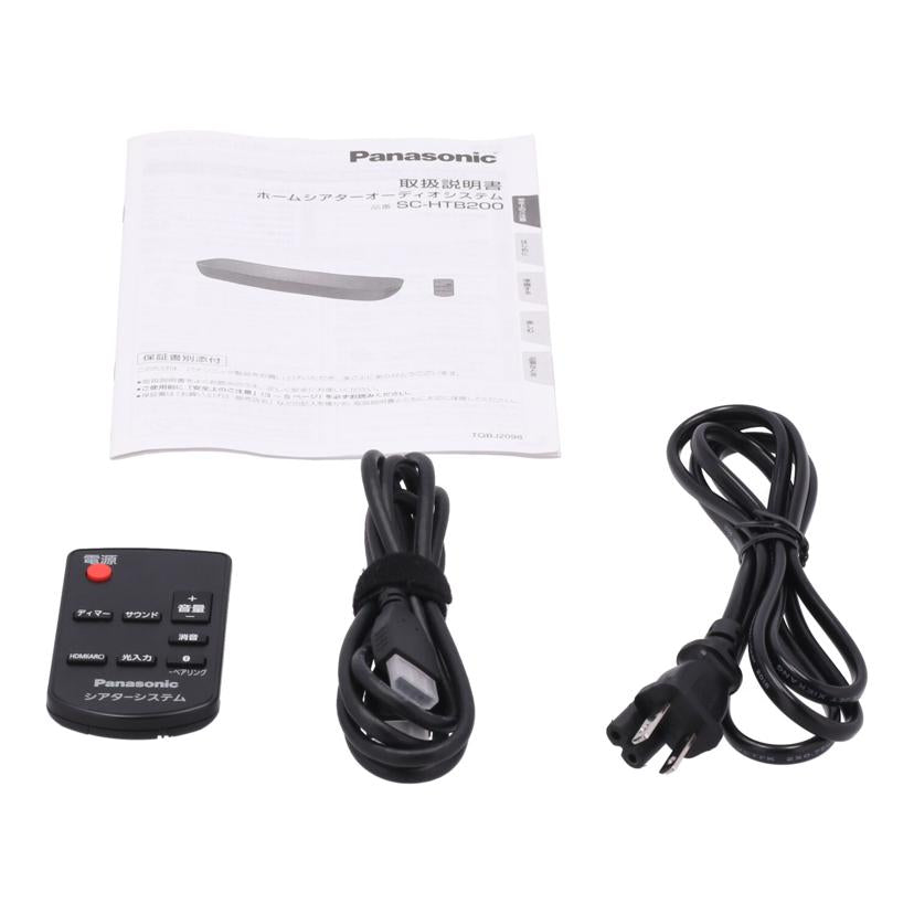 Panasonic パナソニック　/サウンドバー／シアターバー/SC-HTB200//MA8DA001559/Bランク/69