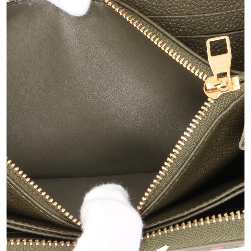 LOUIS VUITTON ルイ・ヴィトン/ジッピーウォレット/アンプラント・ローズ×カーキ/M62451 //SP0***/Aランク/24