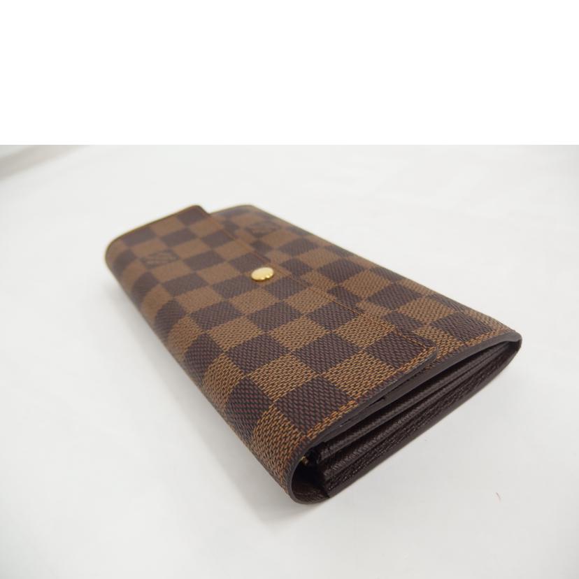 LOUIS　VUITTON ルイヴィトン/ポルトフォイユ・サラ　エベヌ／ダミエ/N61734//CA3***/Aランク/82