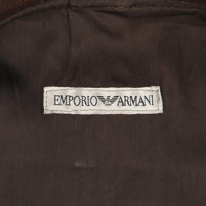 EMPORIO　ARMANI/90＇SPELLEレザーボンバージャケット／茶//Bランク/05