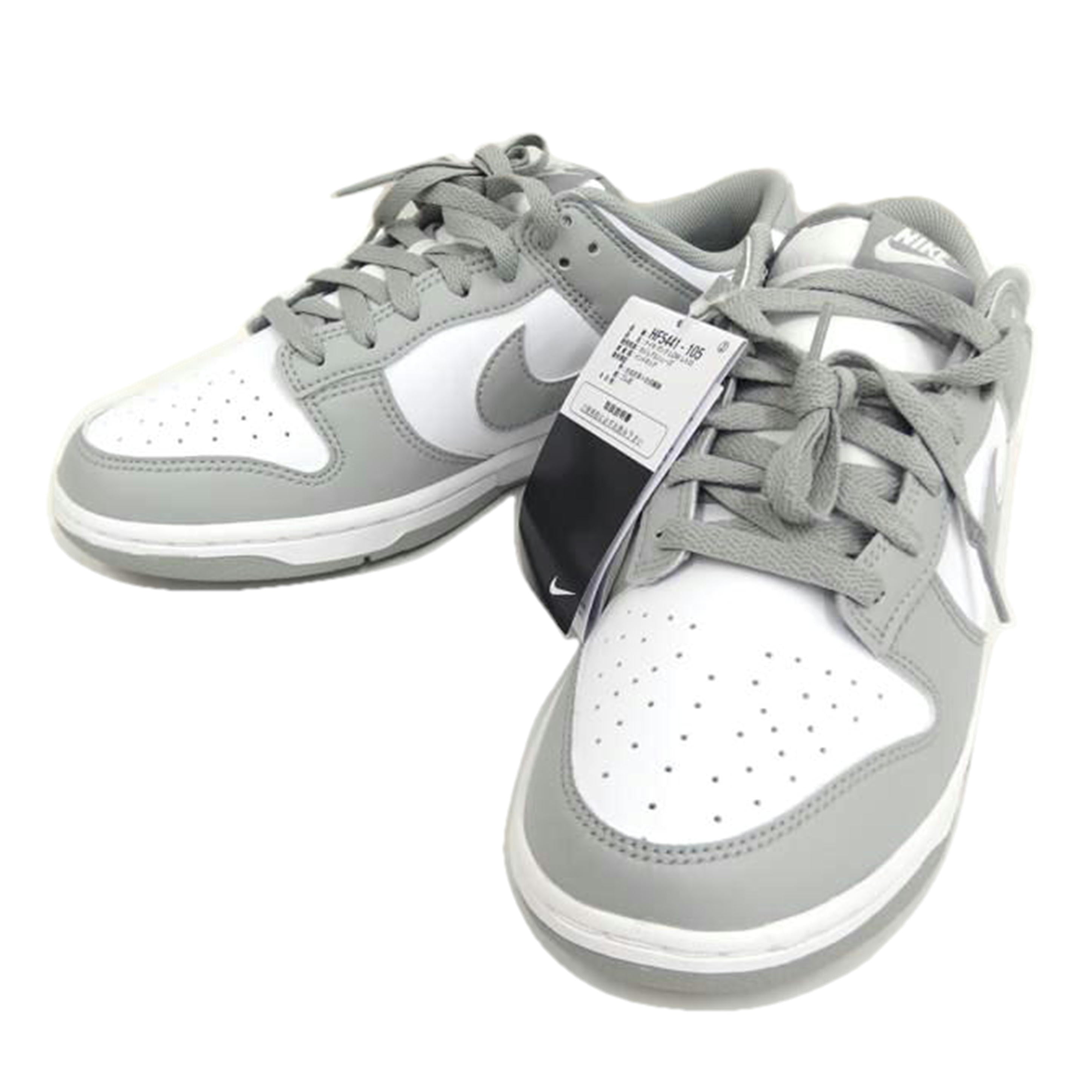 NIKE ナイキ/DUNK　LOW　RETRO　ホワイト／ライトスモークグレー　/HF5441-105//Aランク/82