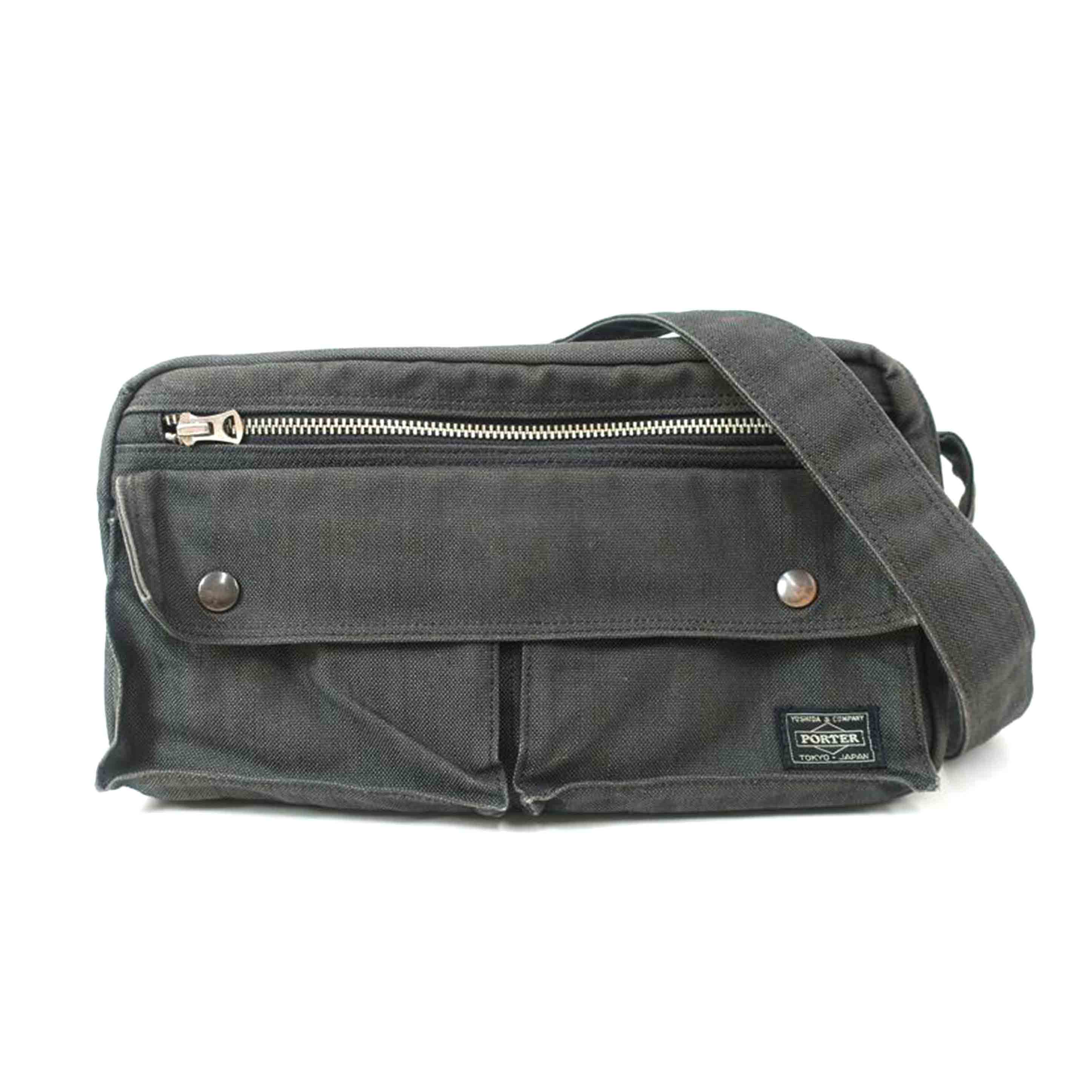 PORTER ポーター/スモーキー ショルダーバッグ ダークグレー//Bランク/65