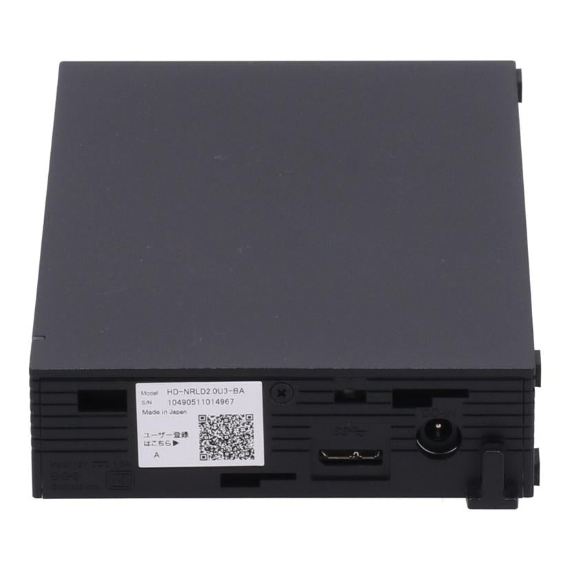 BUFFALO バッファロー　/外付けHDD　2TB/HD-NRLD2.0U3-BA//10490511014967/Bランク/62
