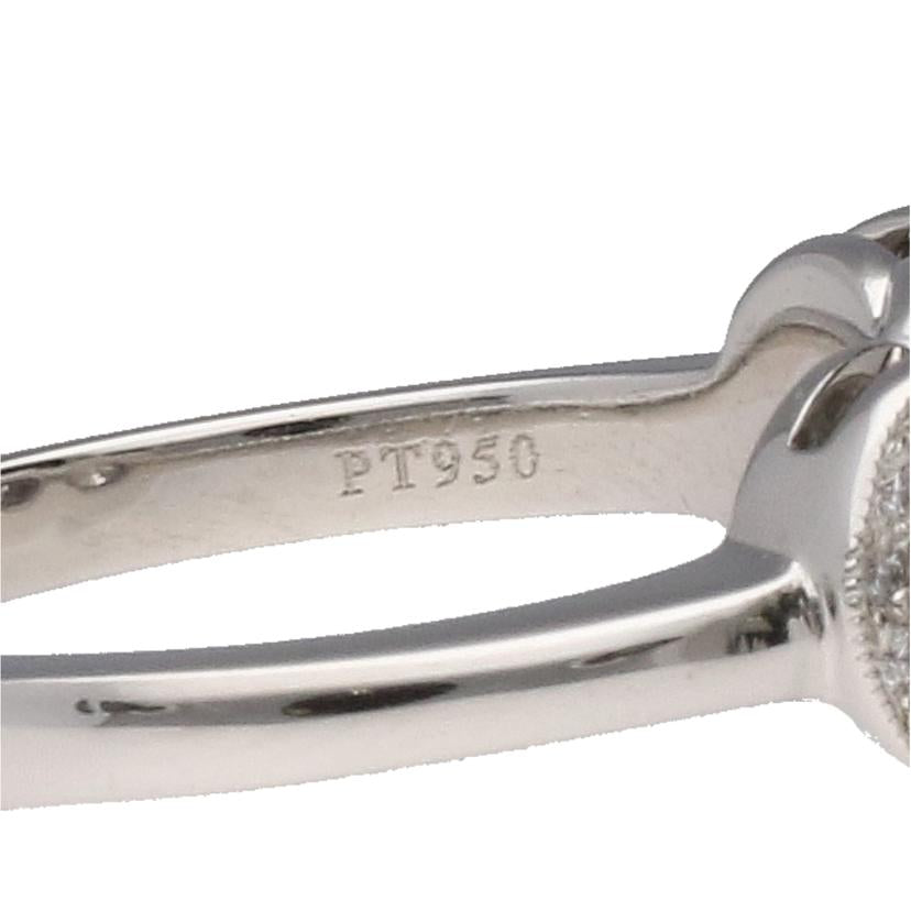 TIFFANY＆Co／ ﾃｨﾌｧﾆｰ/◎PT950サークレットダイヤリング　＃12．5//Aランク/59