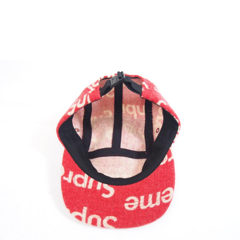 Supreme シュープリーム/ハリスツイードキャンプキャップレッド//Bランク/71