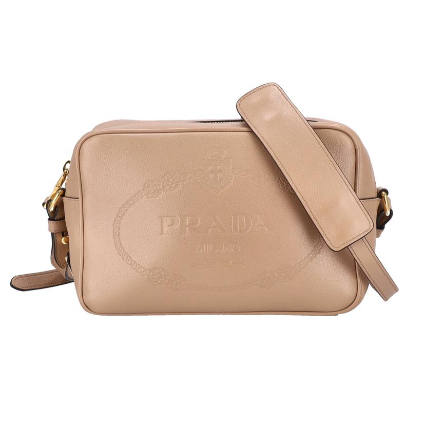 PRADA プラダ/トライアングルロゴ／カーフレザーショルダーバッグ/1BH089//RFI*/Aランク/91