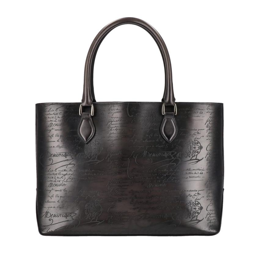 Berluti ベルルッティ/ベルルッティ／トゥジュールスクリットカリグラフィートート／黒//Aランク/75