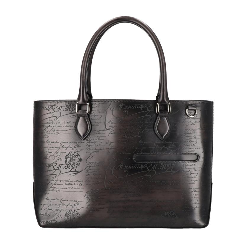 Berluti ベルルッティ/ベルルッティ／トゥジュールスクリットカリグラフィートート／黒//Aランク/75