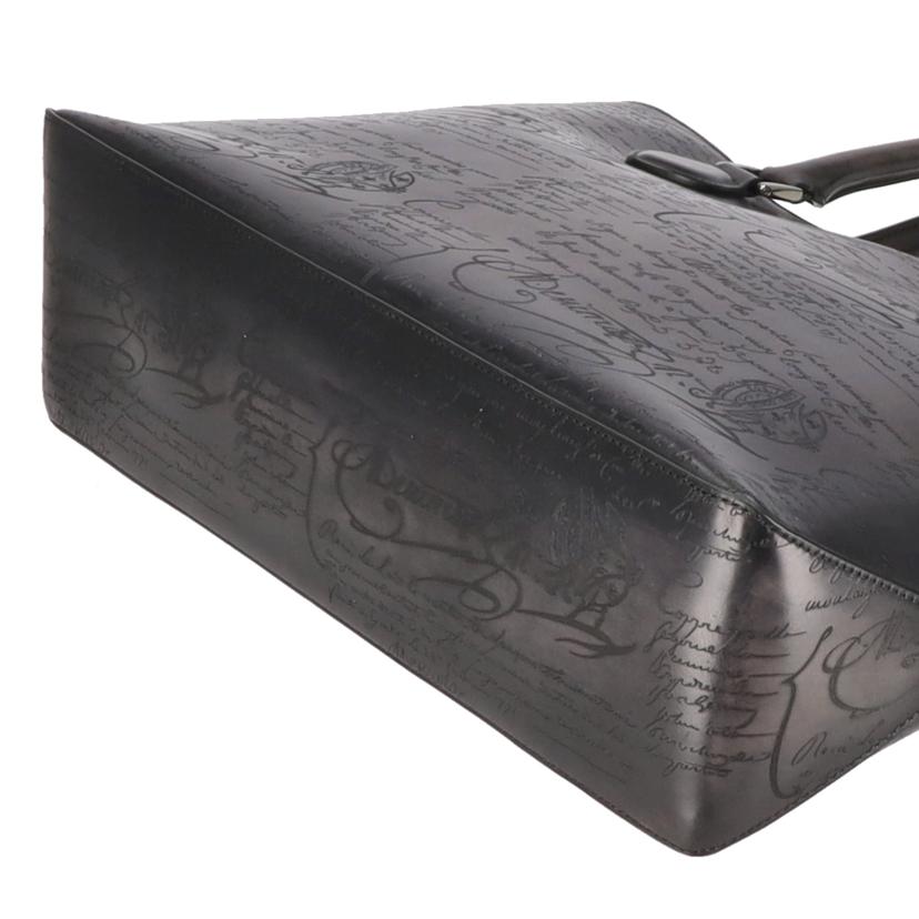 Berluti ベルルッティ/ベルルッティ／トゥジュールスクリットカリグラフィートート／黒//Aランク/75