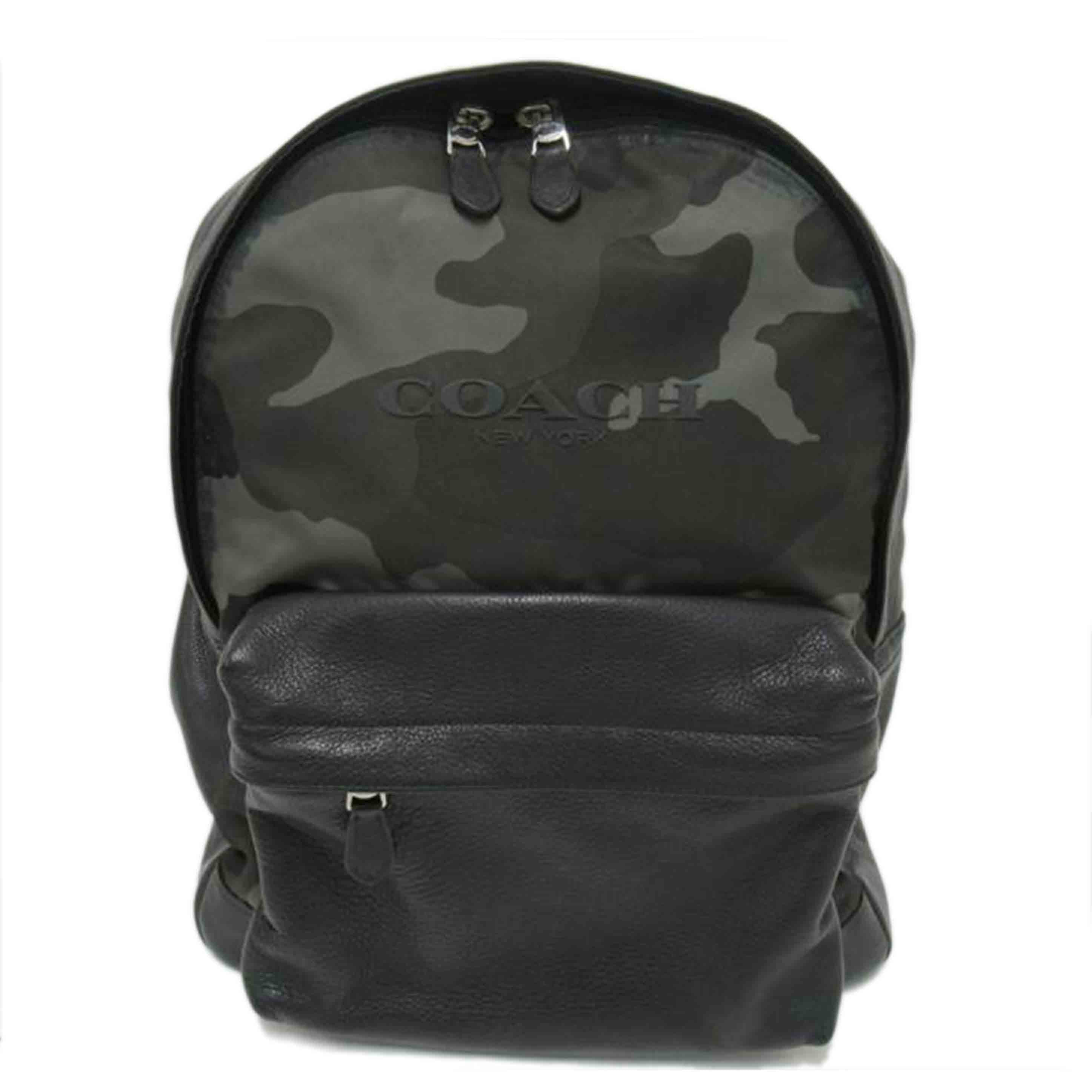 　　COACH/リュック／レザー×ナイロン/F71755//F15**/Bランク/63