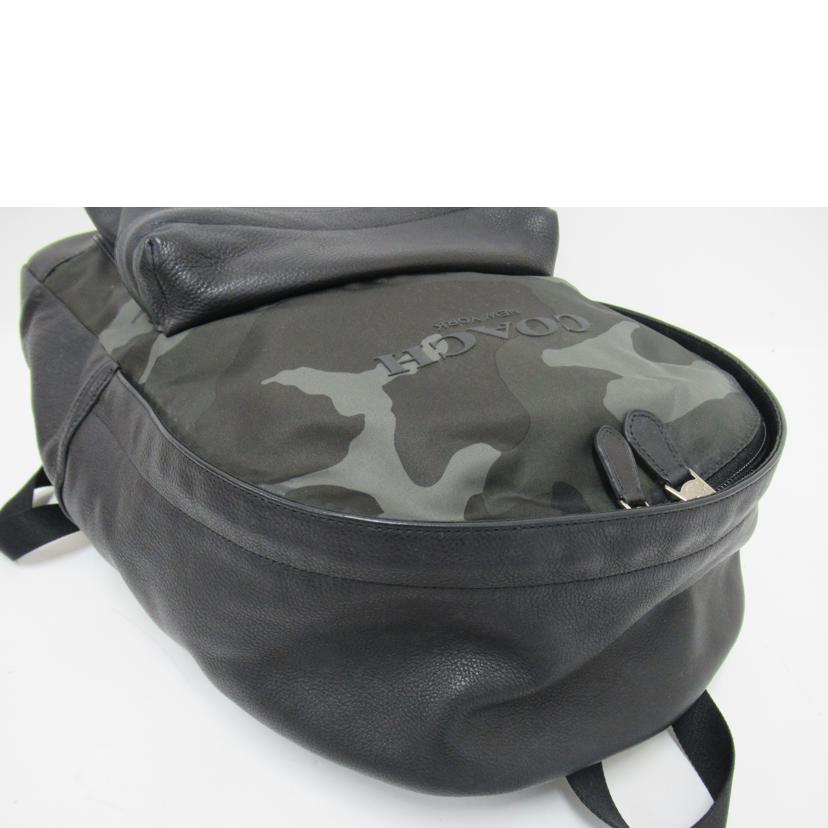 　　COACH/リュック／レザー×ナイロン/F71755//F15**/Bランク/63