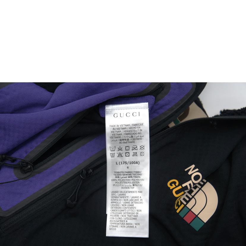GUCCI×　THE　NORTH　FACE グッチ ザ ノースフェイス/フリースハーフジッププルオーバー/NF0A7UHW//Aランク/67