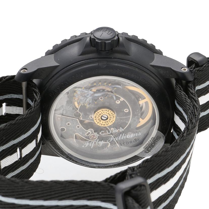 BLANCPAIN×swatch ブランパン×スウォッチ/フィフィティファゾムス・オーシャンオブストーム／自動巻/SO35B400//SAランク/78