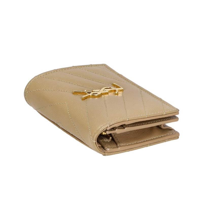 SAINT　LAURENT　PARIS サンローランパリ/二つ折りミニ財布//Aランク/81