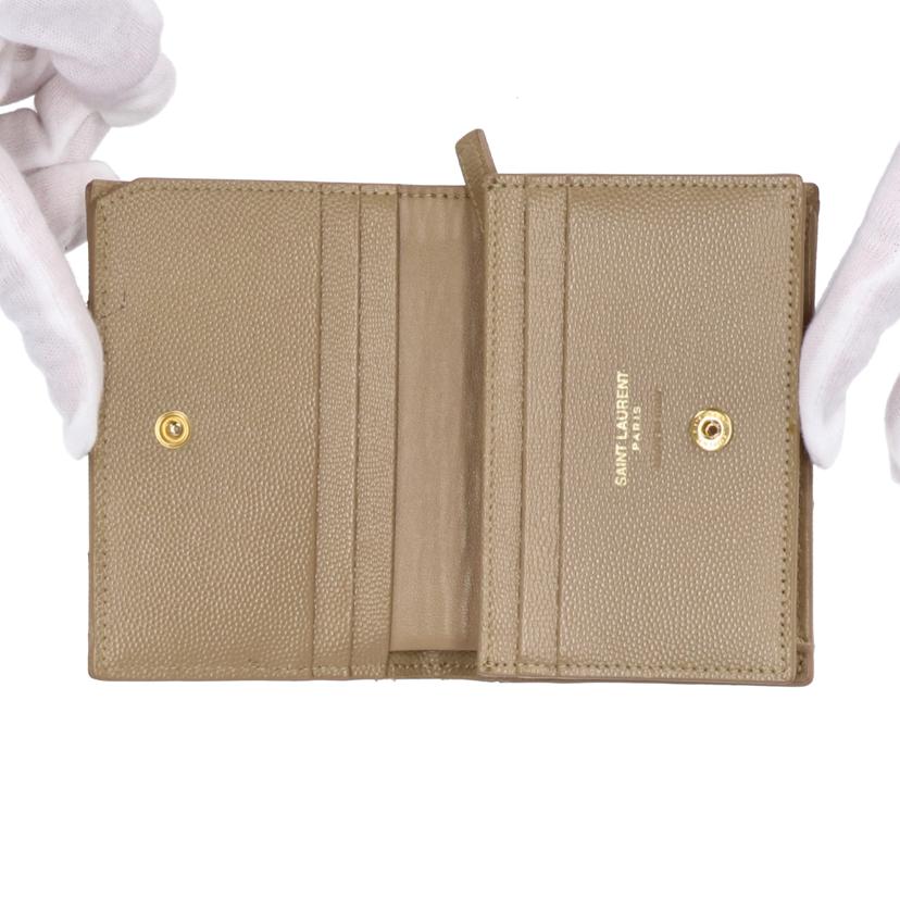 SAINT　LAURENT　PARIS サンローランパリ/二つ折りミニ財布//Aランク/81