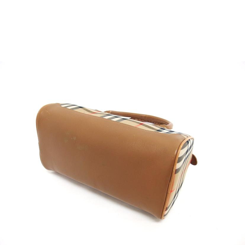 【中古】BURBERRYS(バーバリー)チェック柄 ボストンバッグ