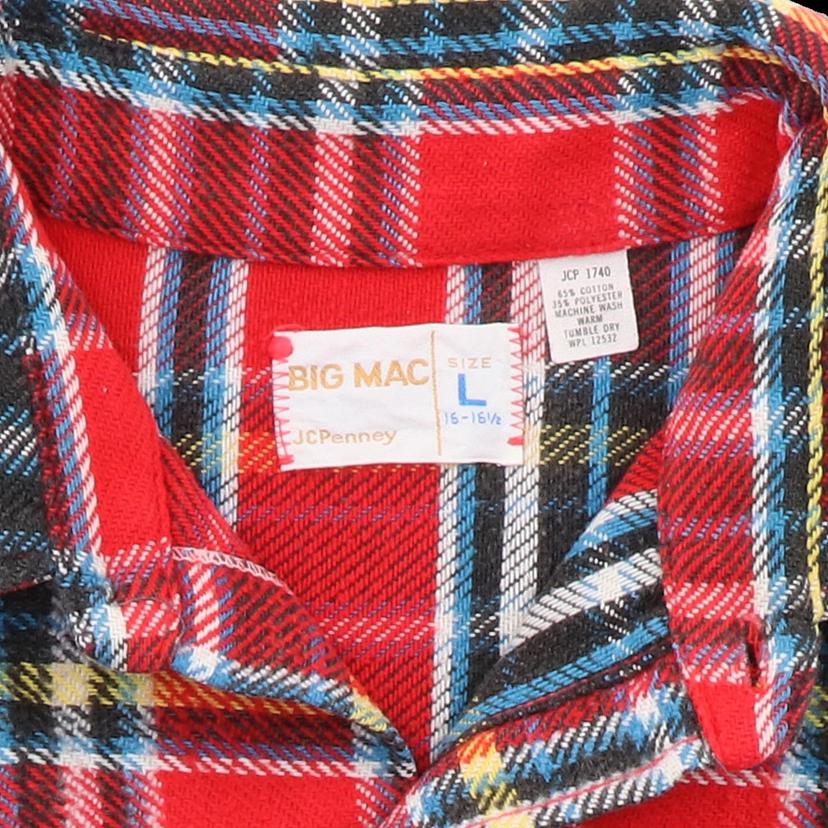 BIGMAC/70’s/JCPENNY/ネルシャツ/USA製/ヴィンテージ/レア//ABランク/82