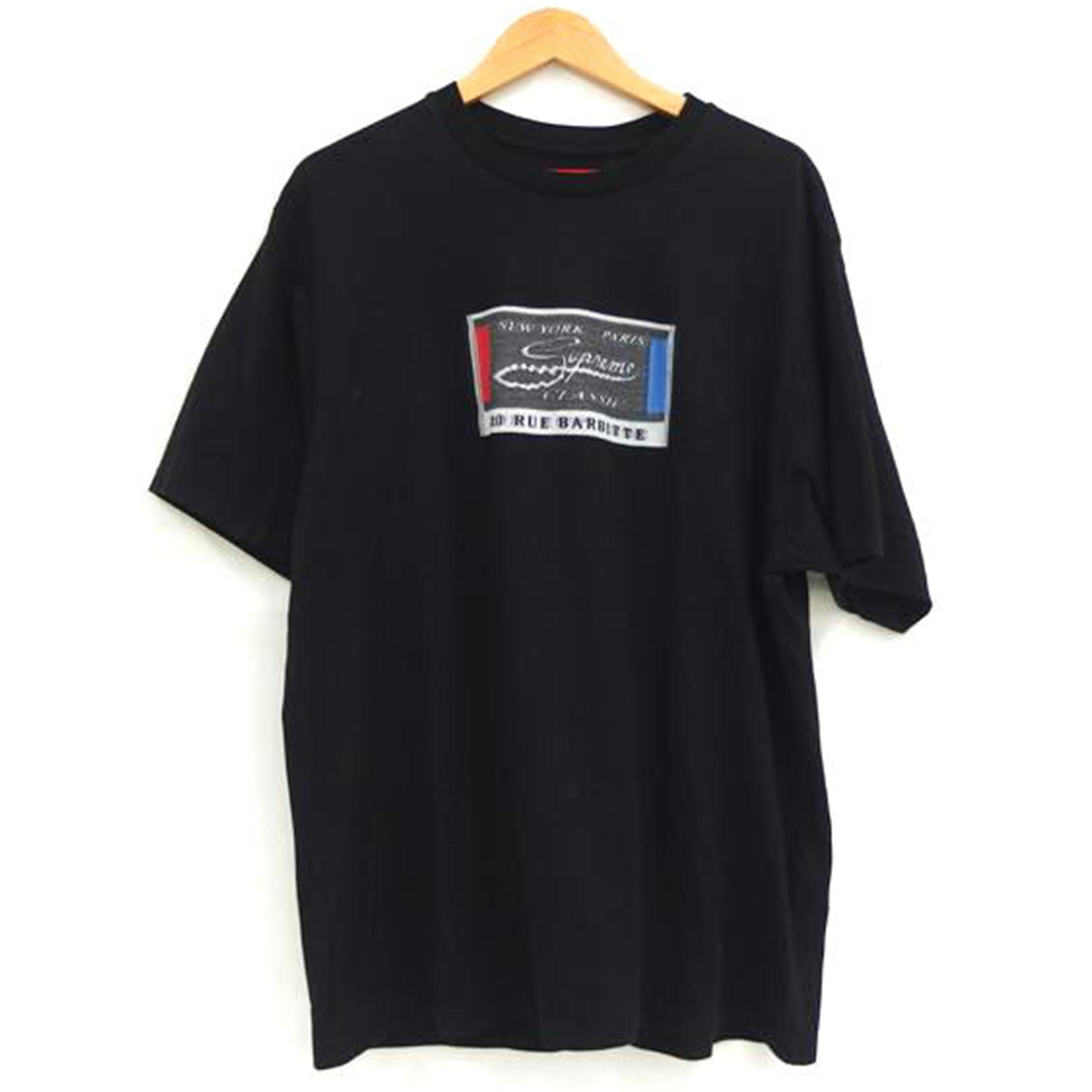 Supreme ｼｭﾌﾟﾘｰﾑ/Supreme　Intarsia　Label　S／S　Tシャツ／ブラック//ABランク/82