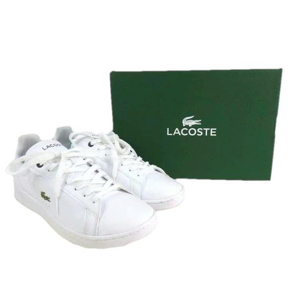 Mens Lacoste T-Clip Athletic Shoe - White / Black | Journeys