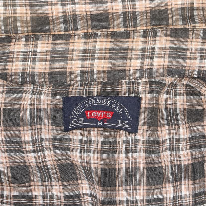 Levi’s リーバイス/70-80’s/ウエスタン/チェックシャツ/USA製/コットン・ポリ/ヴィンテージ/レア//ABランク/82