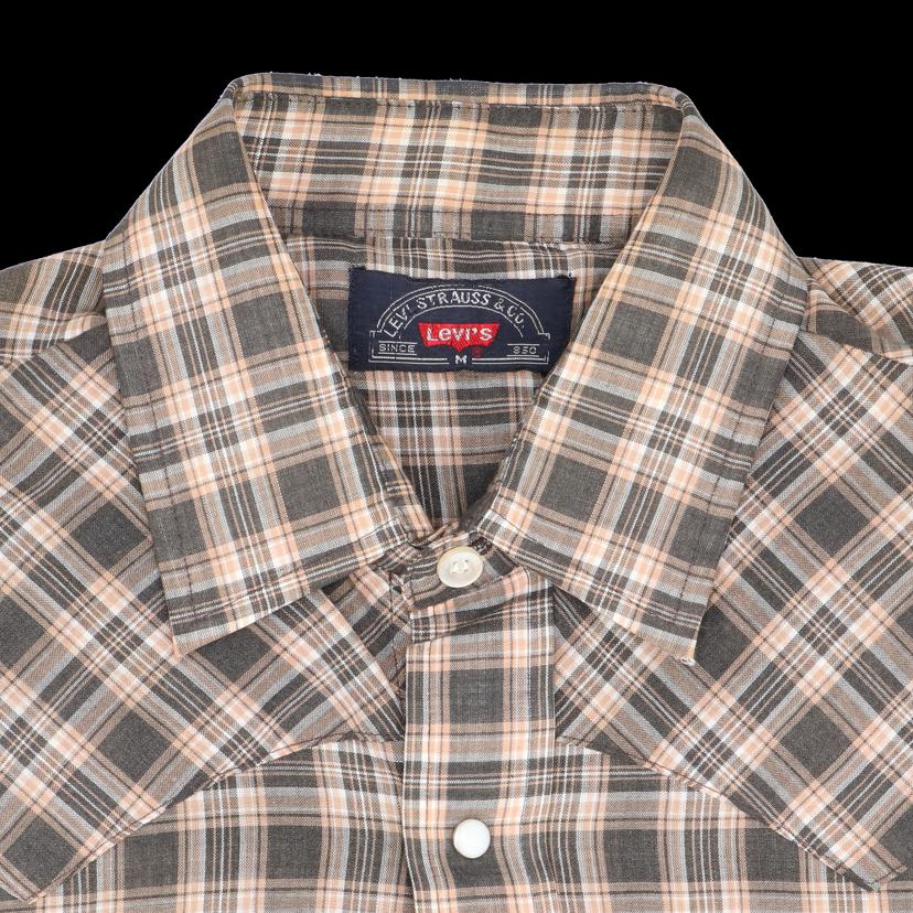 Levi’s リーバイス/70-80’s/ウエスタン/チェックシャツ/USA製/コットン・ポリ/ヴィンテージ/レア//ABランク/82