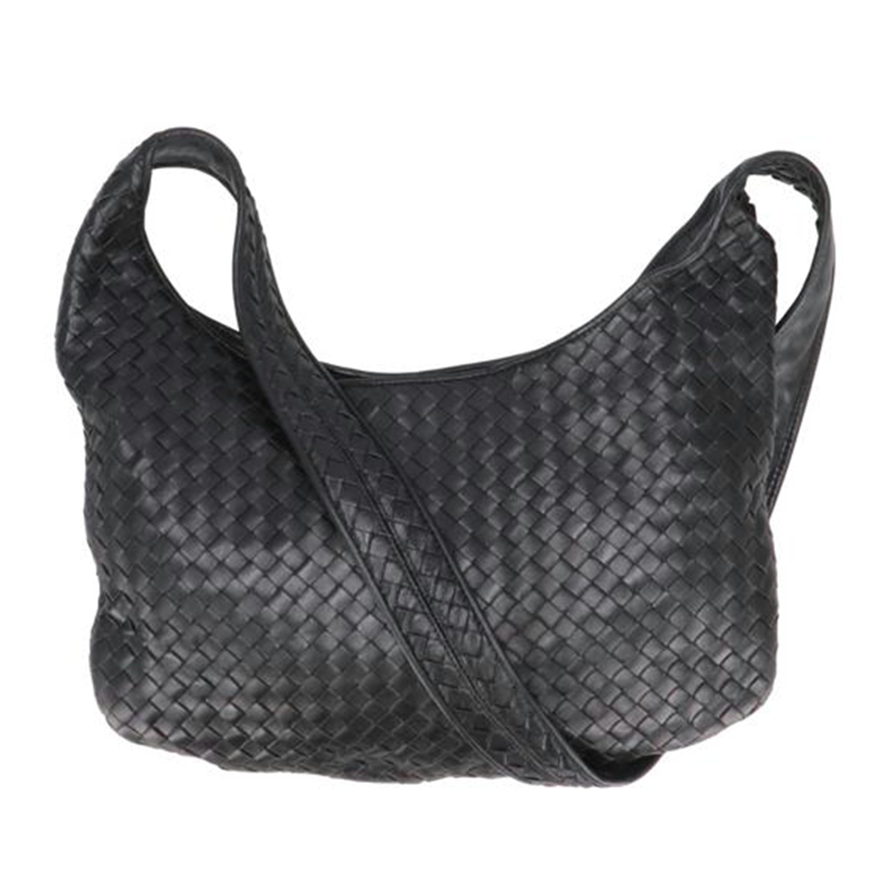 BOTTEGA VENETA ボッテガヴェネタ/イントレチャートショルダーバッグ/BK/10500 10527NE//0G0***********/ABランク/85