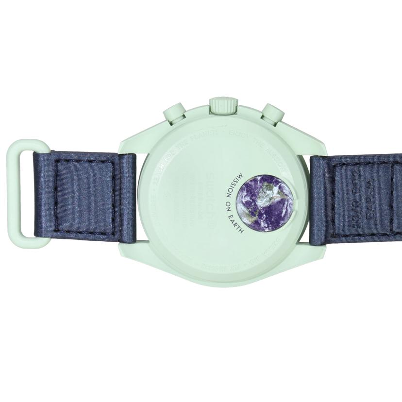 OMEGA×swatch オメガ×スウォッチ/ムーンスウォッチ／MISSION　ON　EARTH／クオーツ/SO33G100//SAランク/75