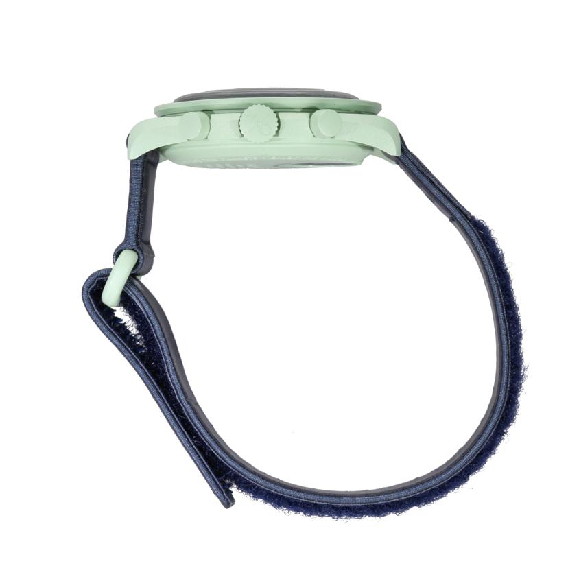 OMEGA×swatch オメガ×スウォッチ/ムーンスウォッチ／MISSION　ON　EARTH／クオーツ/SO33G100//SAランク/75