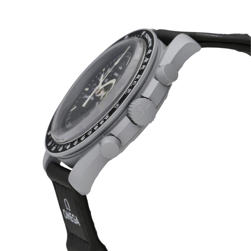 OMEGA×swatch/MISSIION　TO　THE　MOON/S033M100//Aランク/67