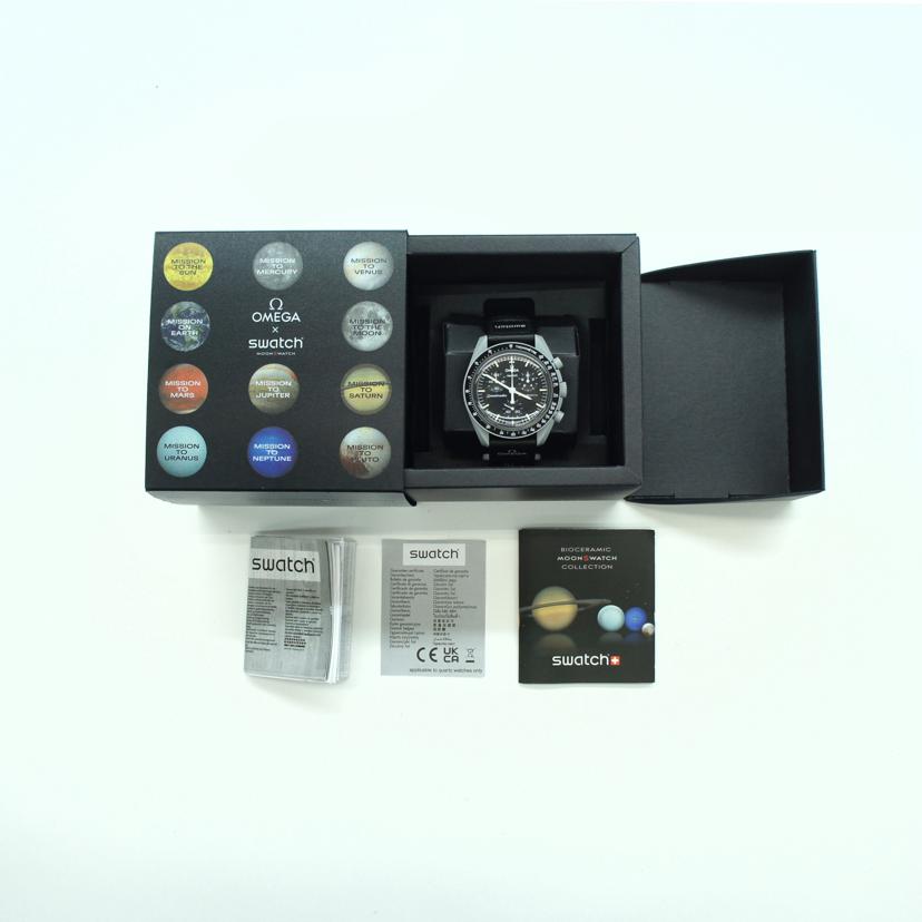 OMEGA×swatch/MISSIION　TO　THE　MOON/S033M100//Aランク/67